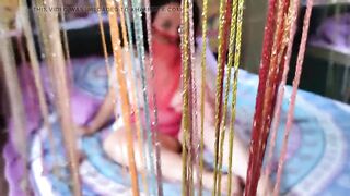 Indian stepmother flashes herself on webcam - 10 image