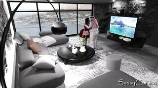 Instagram Model pt. #1 - Wealthy Dubai Prince Eats Big Ass Ebony Social Media Influencer's Pussy - 2 image