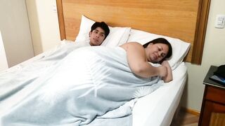 Stepmom sharing bed with stepson - 5 image