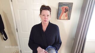 A Lonely MILF seduces a inexperienced man who rents her basement apartment. "The landlady" Part 2. - 3 image