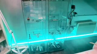 Inexperienced busty blonde gets ass fucked in the anal gyno chair - 5 image