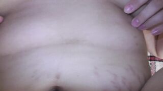 Cheating BBW married MILF taking huge creampie inside her pussy from her virgin fat stepson! - Milky Mari - 3 image