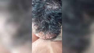 Mexican husband sucking Colombian beautiful brunette - 8 image