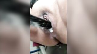 fucking me and creaming me with my black toy - 12 image