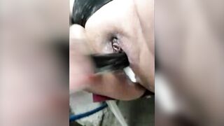 fucking me and creaming me with my black toy - 15 image