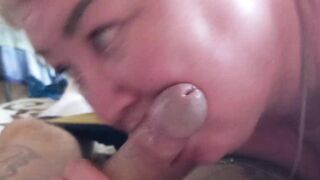 stepmom sucks my cock again - 5 image