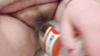 Masturbating with big bottle - 13 image