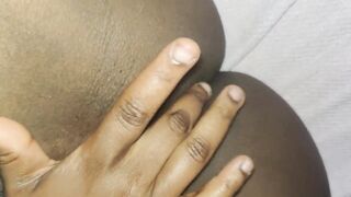 Moaning while fingering my horny black pussy. I can't ant stop cumming - 14 image