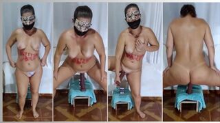 PLAYING HOT WITH BIG DILDO - 1 image