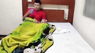 Stepmother comes into my room to see if he was sick and gives him the wrong PILL her stepson has a boner she ends up fuc - 3 image