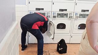 The service technician arrived to repair the laundry machines, but he thought servicing me was a better idea - 8 image