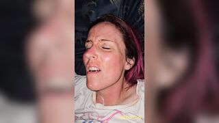 Bareback anal creampie on vocal wife - 1 image