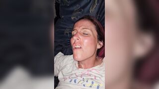 Bareback anal creampie on vocal wife - 12 image