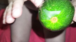 Huge Squash Makes My Cunt Squirt Like A Fountain. - 2 image