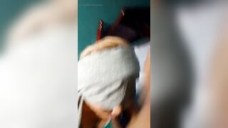 Milf stepmom gives better cock sucking than her daughter - 10 image