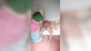 My friends aunty double dekar performance