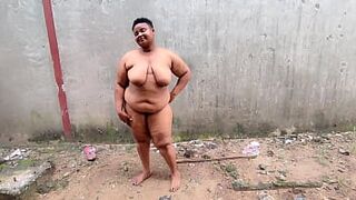 Beauty Bbw Walks Absolutely Naked And Fucked in The Site - 1 image