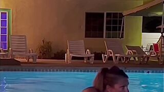 Mature PAWG Gets Pounded Poolside - 14 image