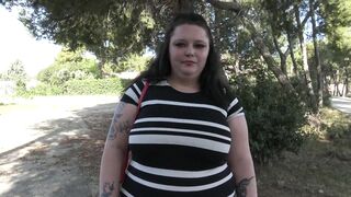 Tattooed Jade BBW gets a taste of double penetration! - 5 image