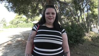 Tattooed Jade BBW gets a taste of double penetration! - 7 image