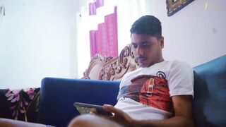 Stepmom caught her stepson masturbating and enjoying the porn - 2 image