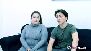 BBW Chrystal Rosewood wants to be a porn model... But will she pass the HOT CASTING? - 1 image