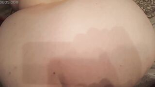 Spanking her big round butt and breeding her doggystyle - cum inside BBW juicy pussy - 12 image