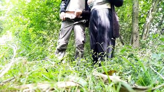 Stranger teases my nipples while I desperately milk him outdoors - 12 image