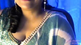 Hot Sensuous Bhabhi Girl Fulfills Her Sex Desire by Opening Her Clothes, Pressing Her Boobs and Drying Her Boobs - 4 image
