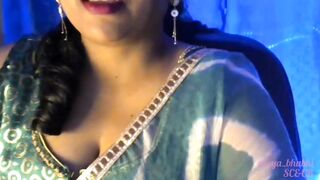 Hot Sensuous Bhabhi Girl Fulfills Her Sex Desire by Opening Her Clothes, Pressing Her Boobs and Drying Her Boobs - 5 image