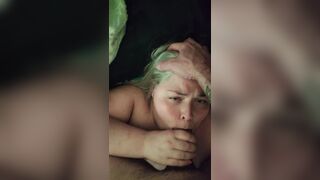 Bbw Slut Sucking This Cock Dry - 4 image
