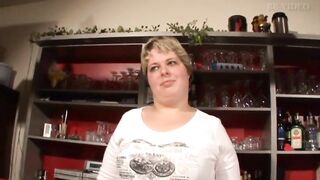 With her wet pussy this BBW milf of German descent shows herself enjoying with sex toys in her pussy