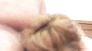 Horny big girl sucks cock before riding and fucking it - 3 image