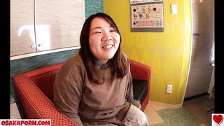 Fat Japanese with big tits talks about her fuck experience. Amateur Asian enjoy masturbation with sex toy. BBW Kana 1 OSAKAPORN - 6 image