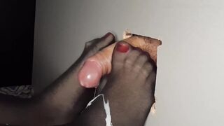 Hot footjob & gloryhole - 15 image