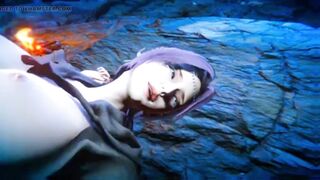 Beauty princess get fuck in the cave -Hentai 3D uncensored v390 - 9 image