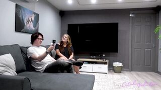 Filthy Cock Sucking Big Ass Slut Catalia Valentine's First Audition with Nerd Pervert - 3 image