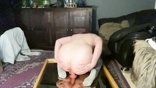 Chubby teen Anal over Mirror (red hair babe) - 5 image