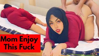 18yo Stepson Fucks Chubby beautiful 35yo Stepmom in Saudi Arabia - Stepson & Stepmom Bed Sharing - 1 image
