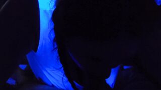 Submissive wife worships masters cock and takes facial - 10 image