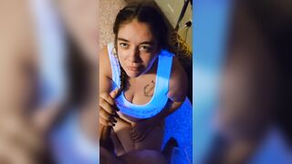 Submissive wife worships masters cock and takes facial - 14 image