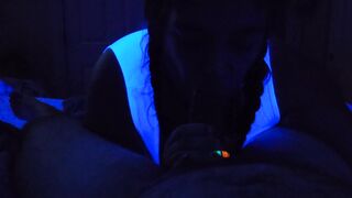 Submissive wife worships masters cock and takes facial - 5 image