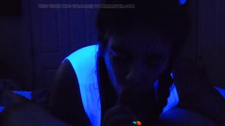 Submissive wife worships masters cock and takes facial - 9 image