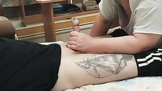 fat girl milks my cock with her mouth to a cumshot - 13 image