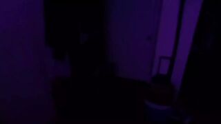 Fucking the Pregnant Slut in Purple Light