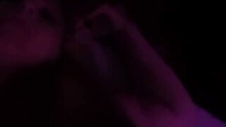 Fucking the Pregnant Slut in Purple Light