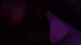 Fucking the Pregnant Slut in Purple Light