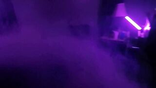 Fucking the Pregnant Slut in Purple Light