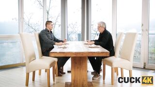 CUCK4K. Older husband asked his friend to came and fuck his hot busty wife - 7 image