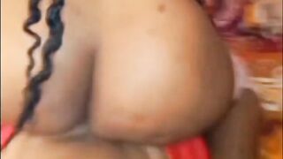 My inexperienced neighbor with a giant ass sitting on a dick - 2 image